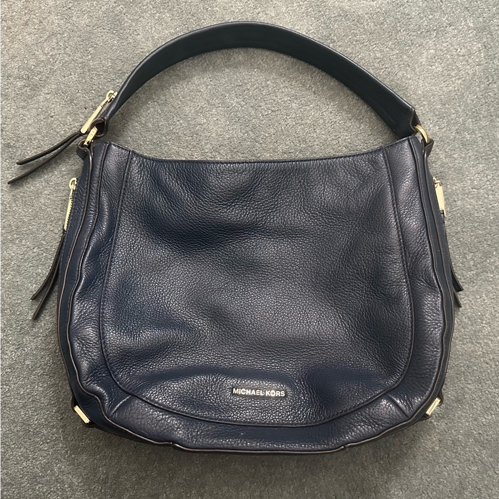 Navy Blue Michael Kors Purse